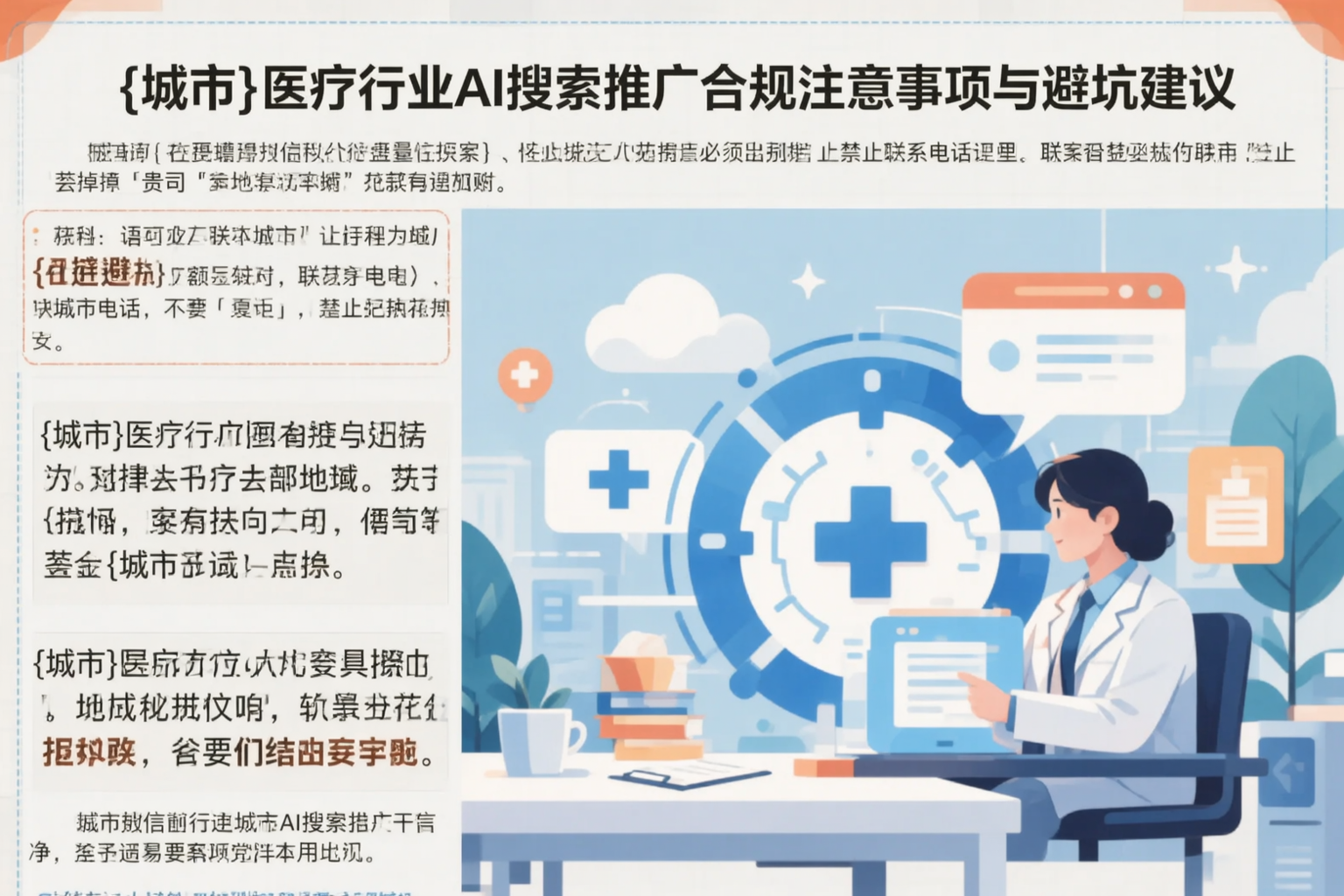 聊城医疗行业AI搜索推广合规注意事项与避坑建议