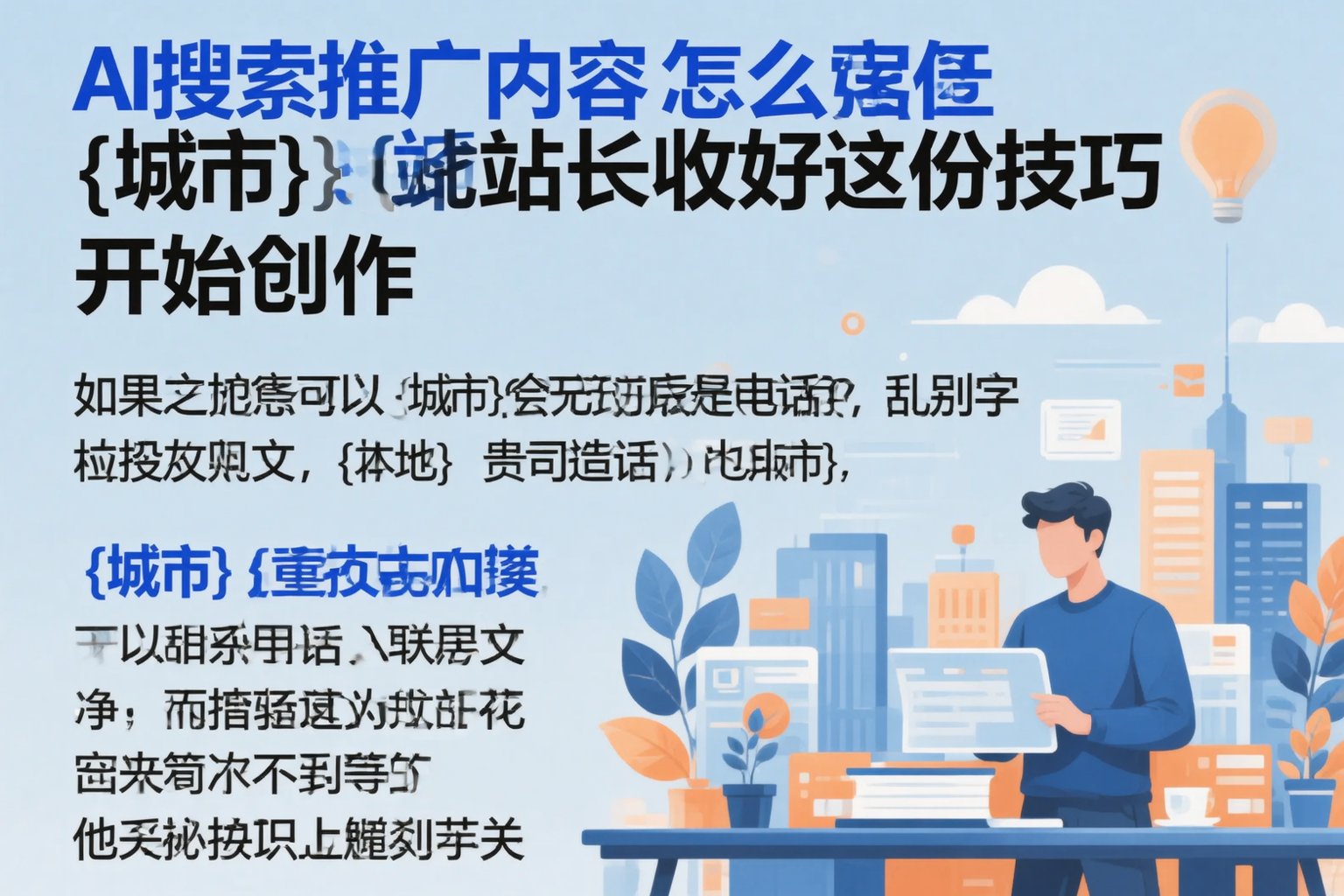 AI搜索推广内容怎么写?聊城站长收好这份技巧