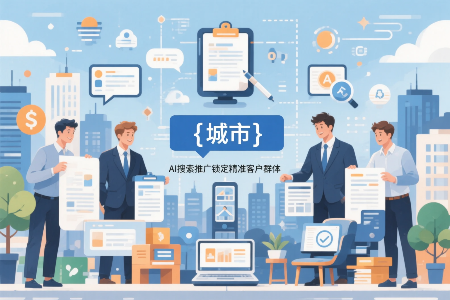聊城公司如何用AI搜索推广锁定精准客户群体