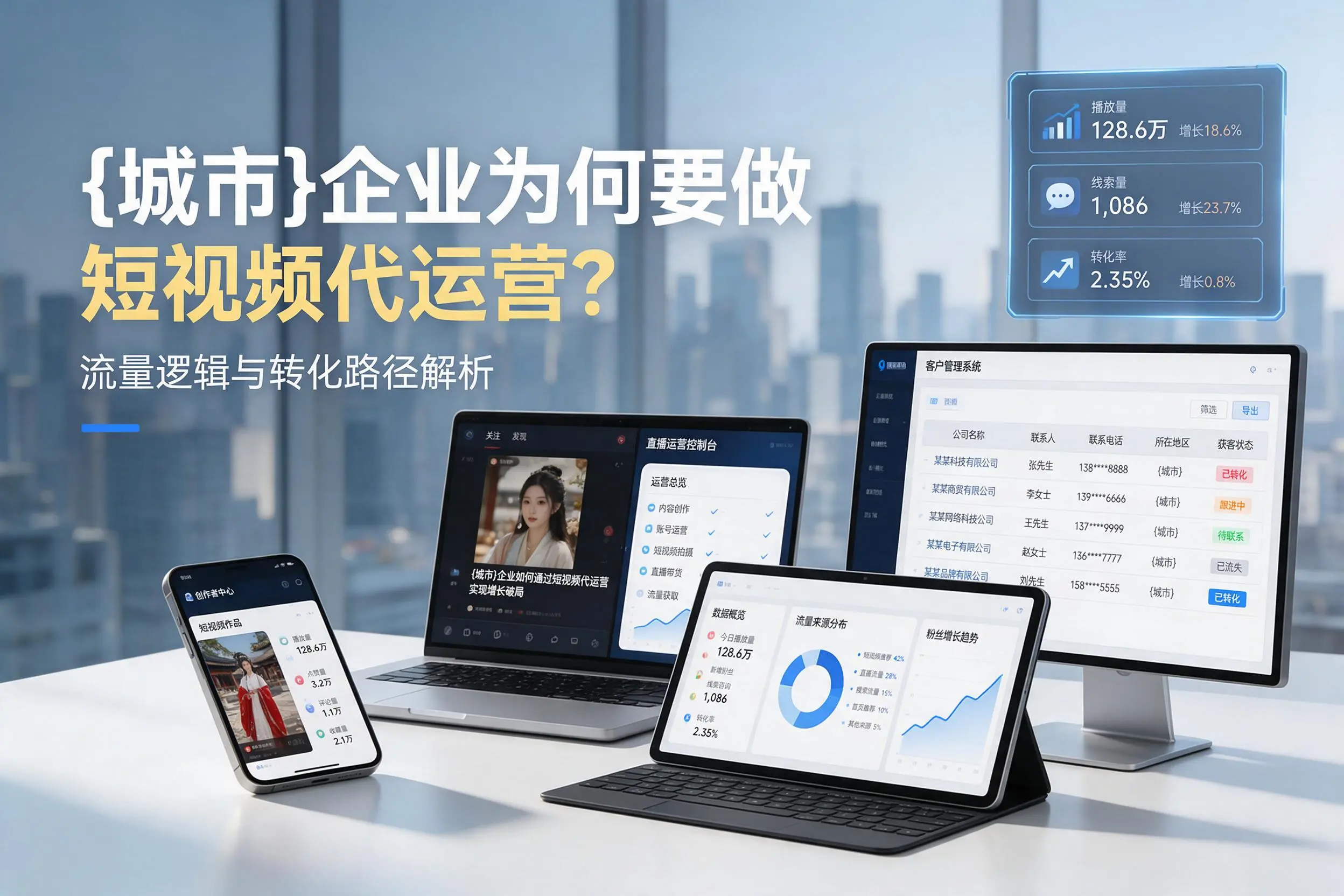 聊城企业为何要做短视频代运营?流量逻辑与转化路径解析
