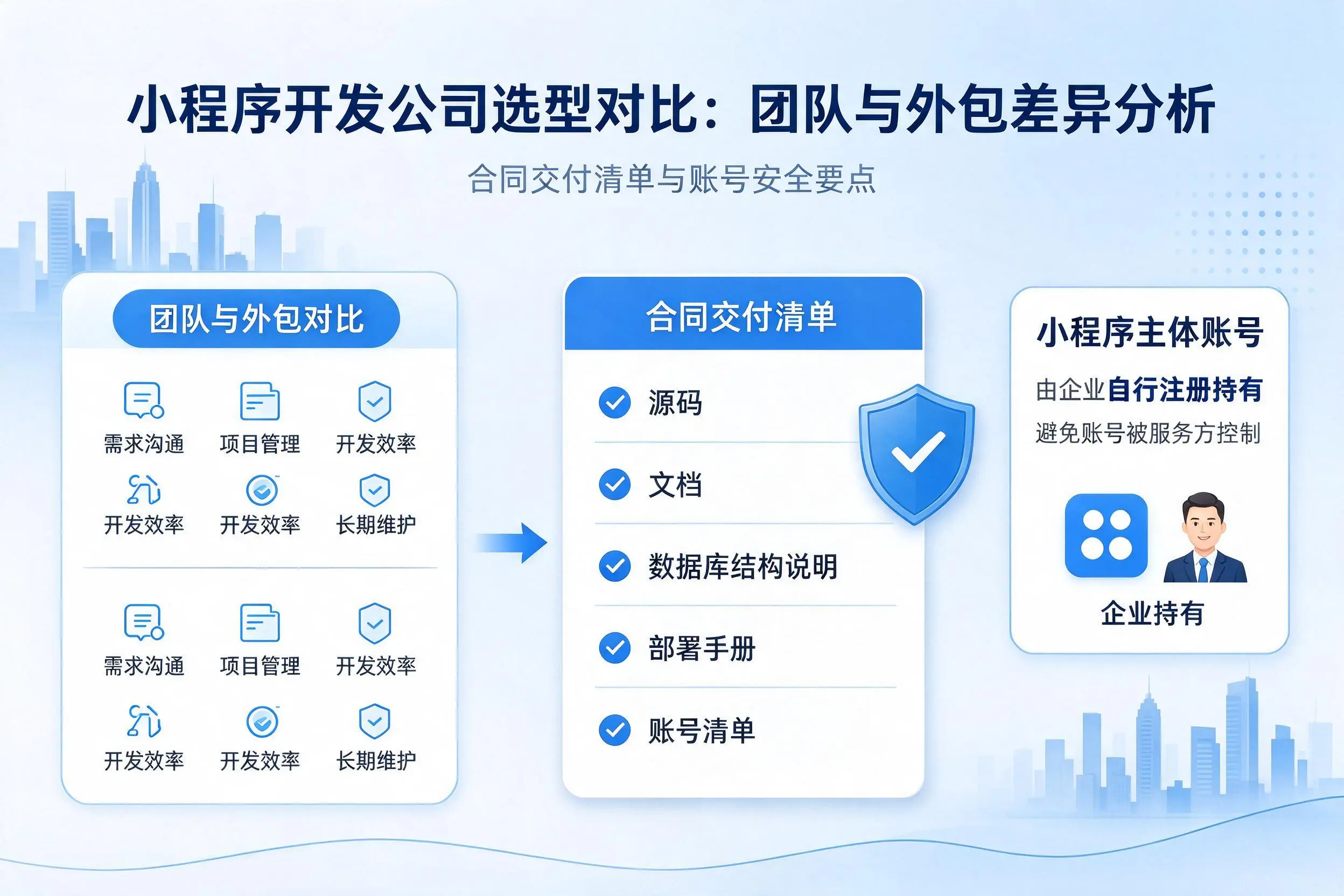 聊城小程序开发公司选型对比：团队与外包差异分析