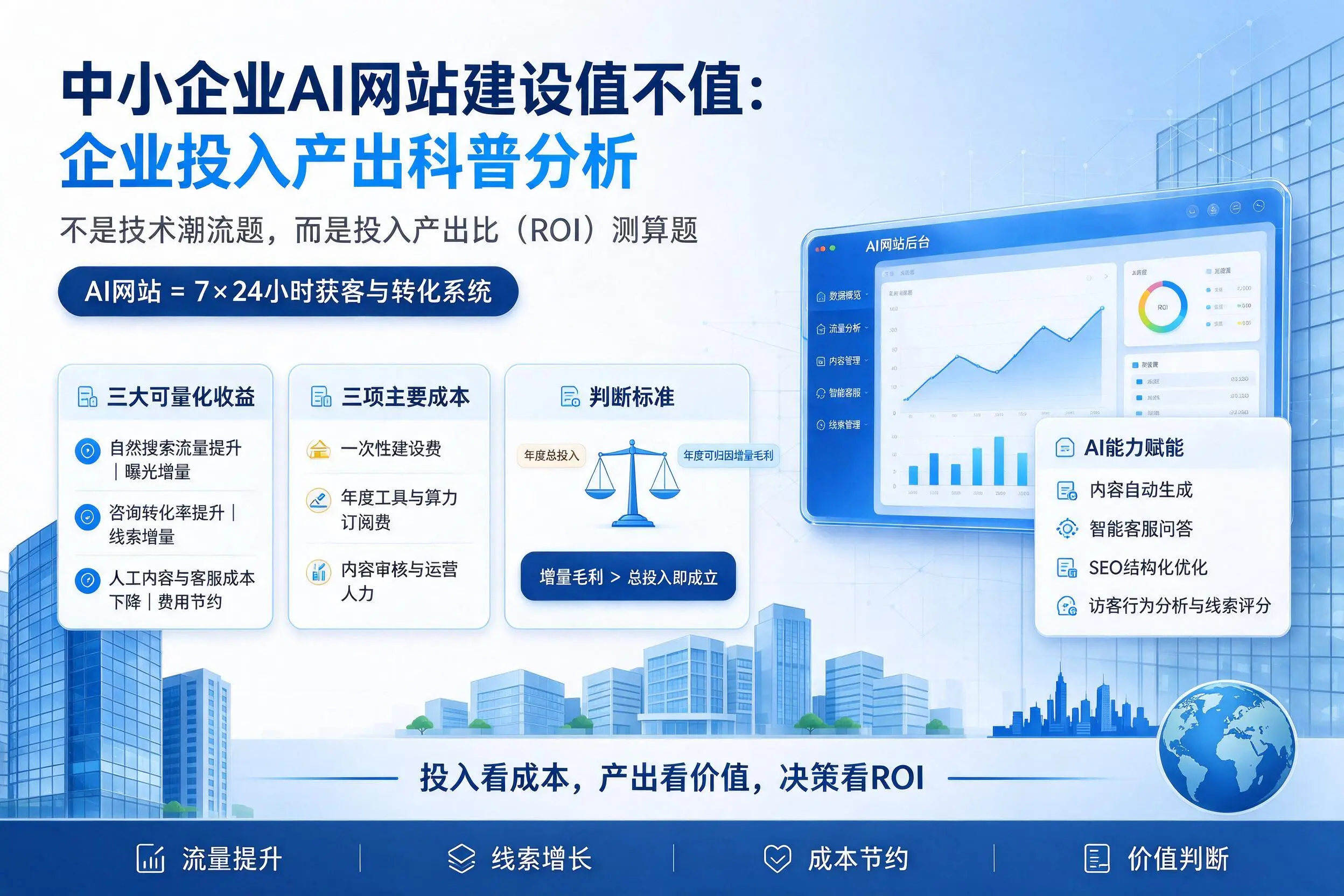 中小企业AI网站建设值不值：聊城企业投入产出科普分析