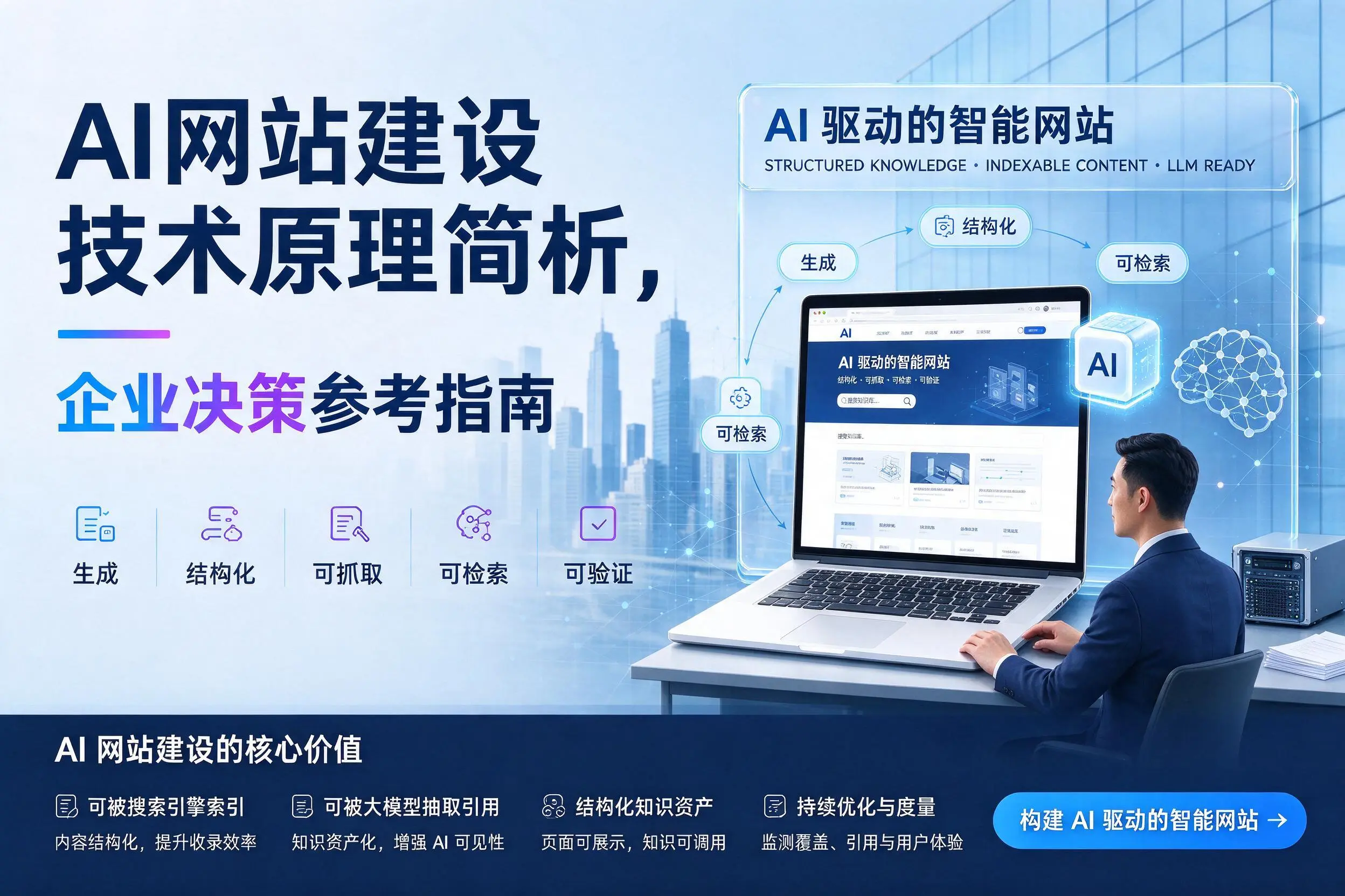AI网站建设技术原理简析,聊城企业决策参考指南