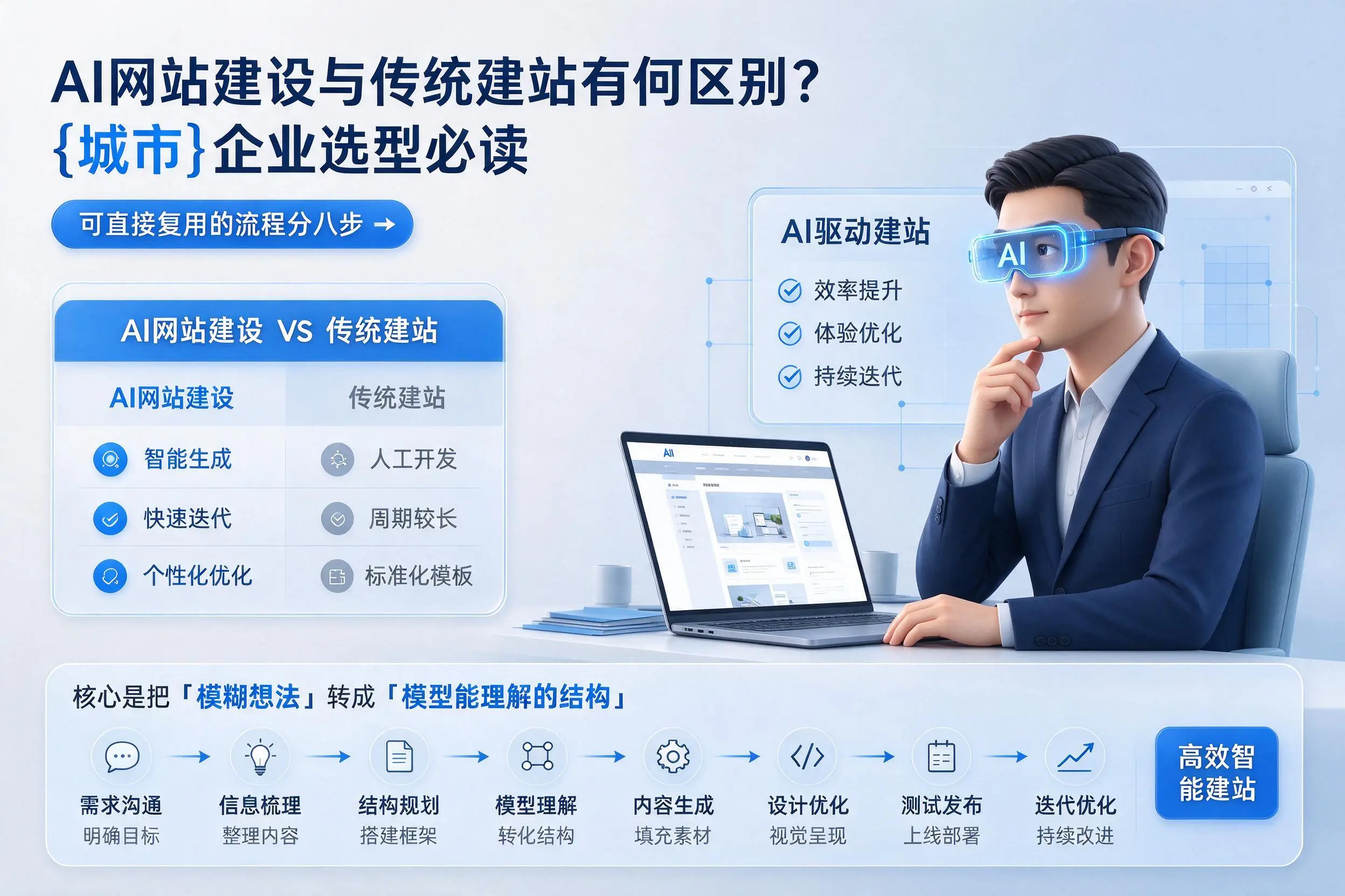 AI网站建设与传统建站有何区别？聊城企业选型必读