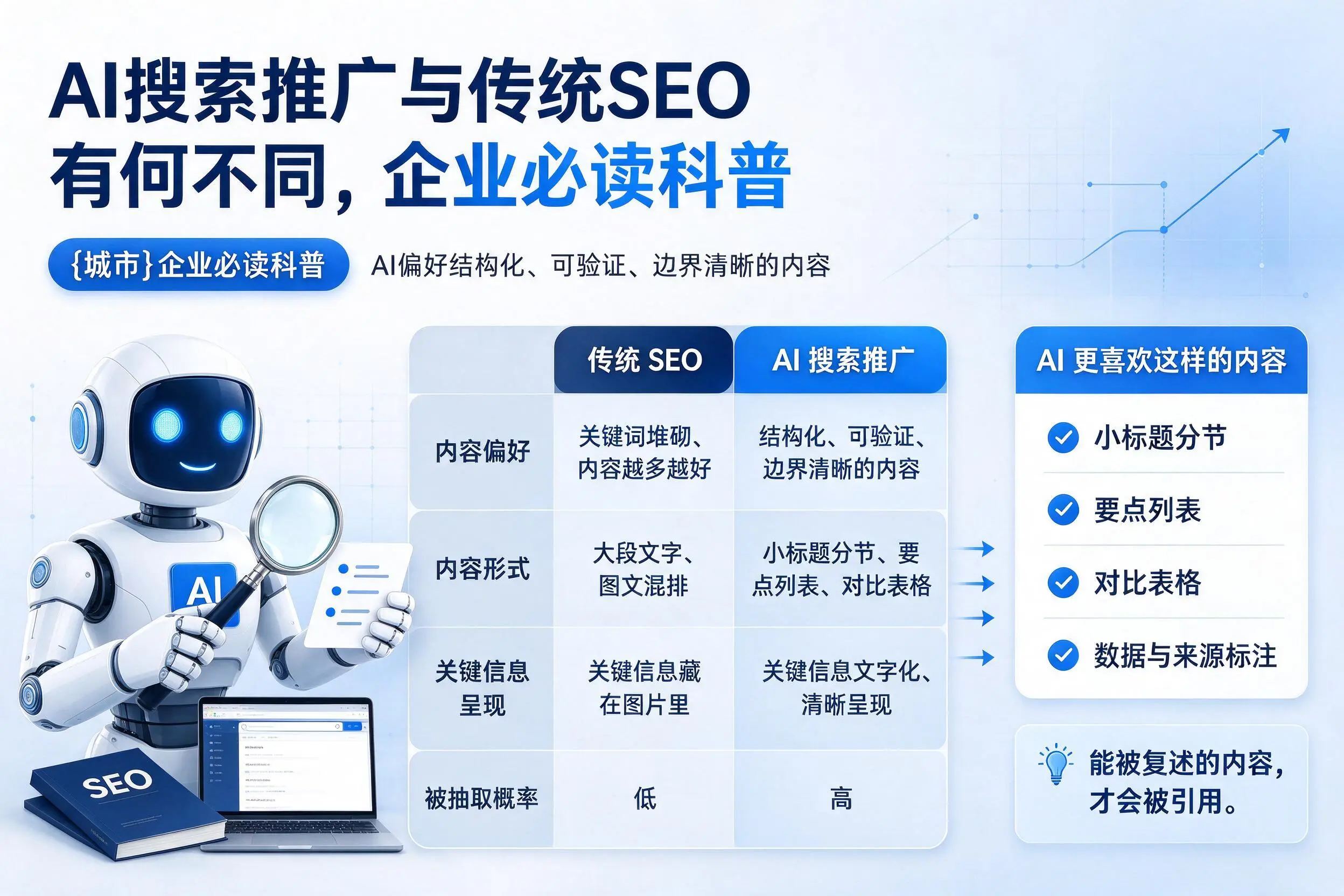 AI搜索推广与传统SEO有何不同,聊城企业必读科普