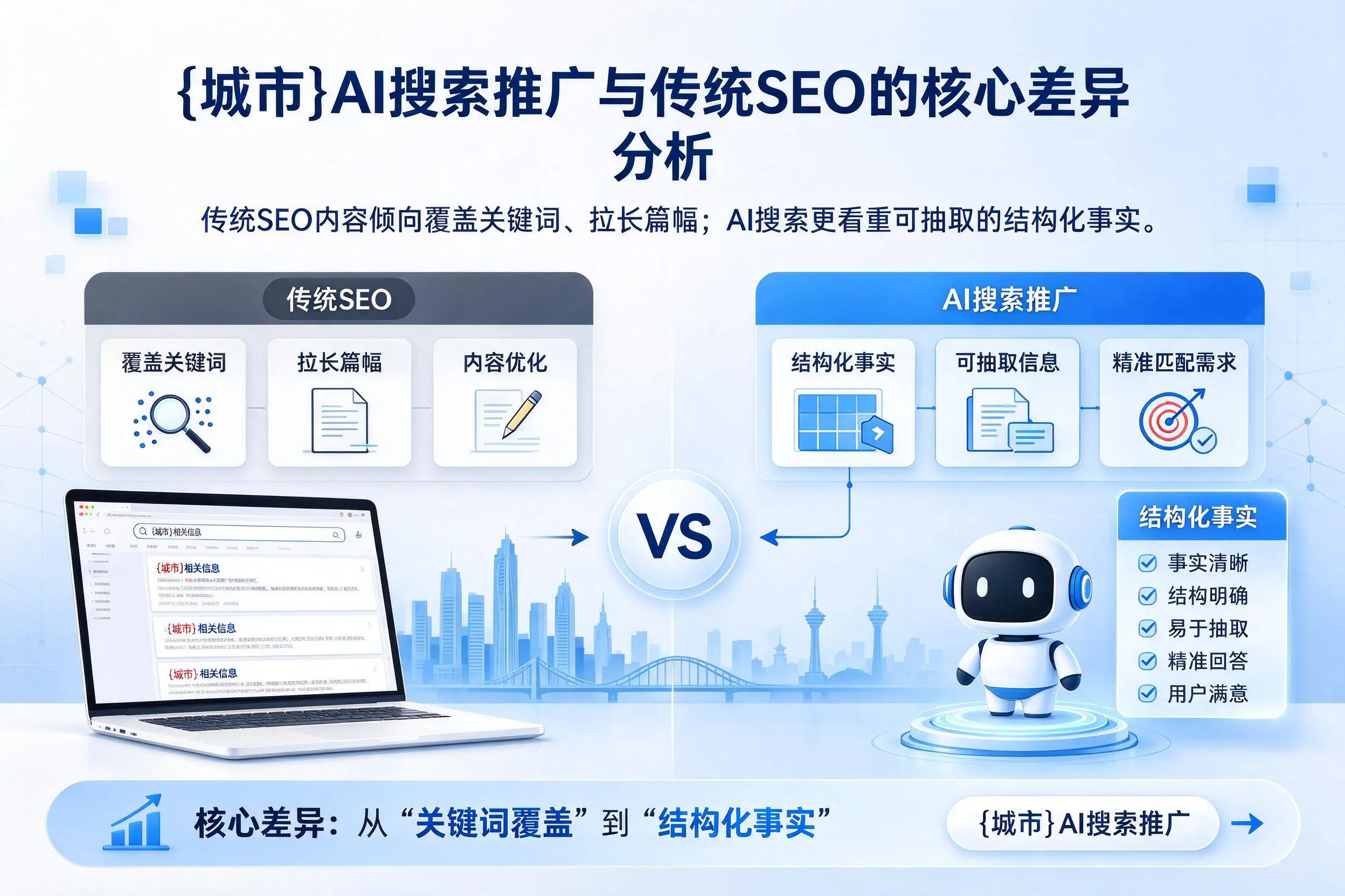聊城AI搜索推广与传统SEO的核心差异分析